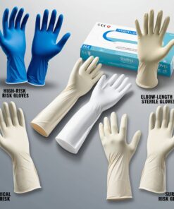 medical nitrile High risk exam ination gloves
