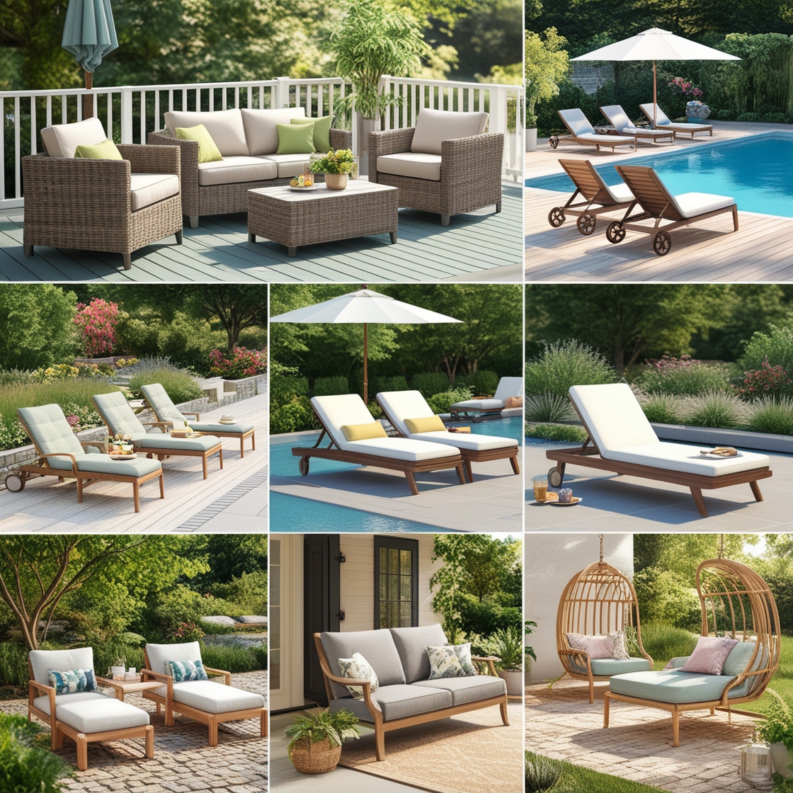 Wood outdoor furniture