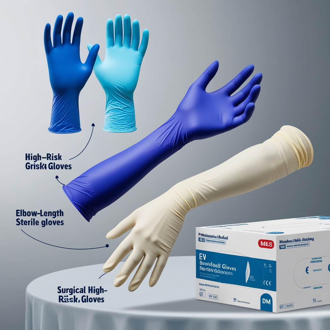nitrile surgical gloves