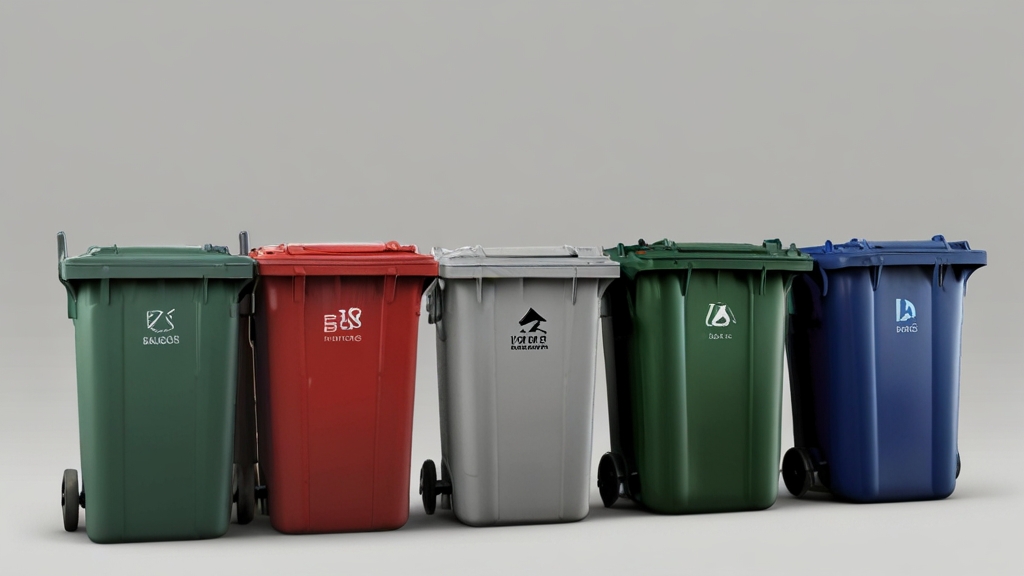120 litre rubbish bin