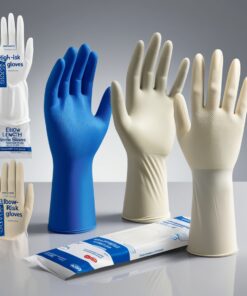 surgical blue gloves