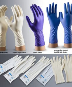 hospital surgical gloves