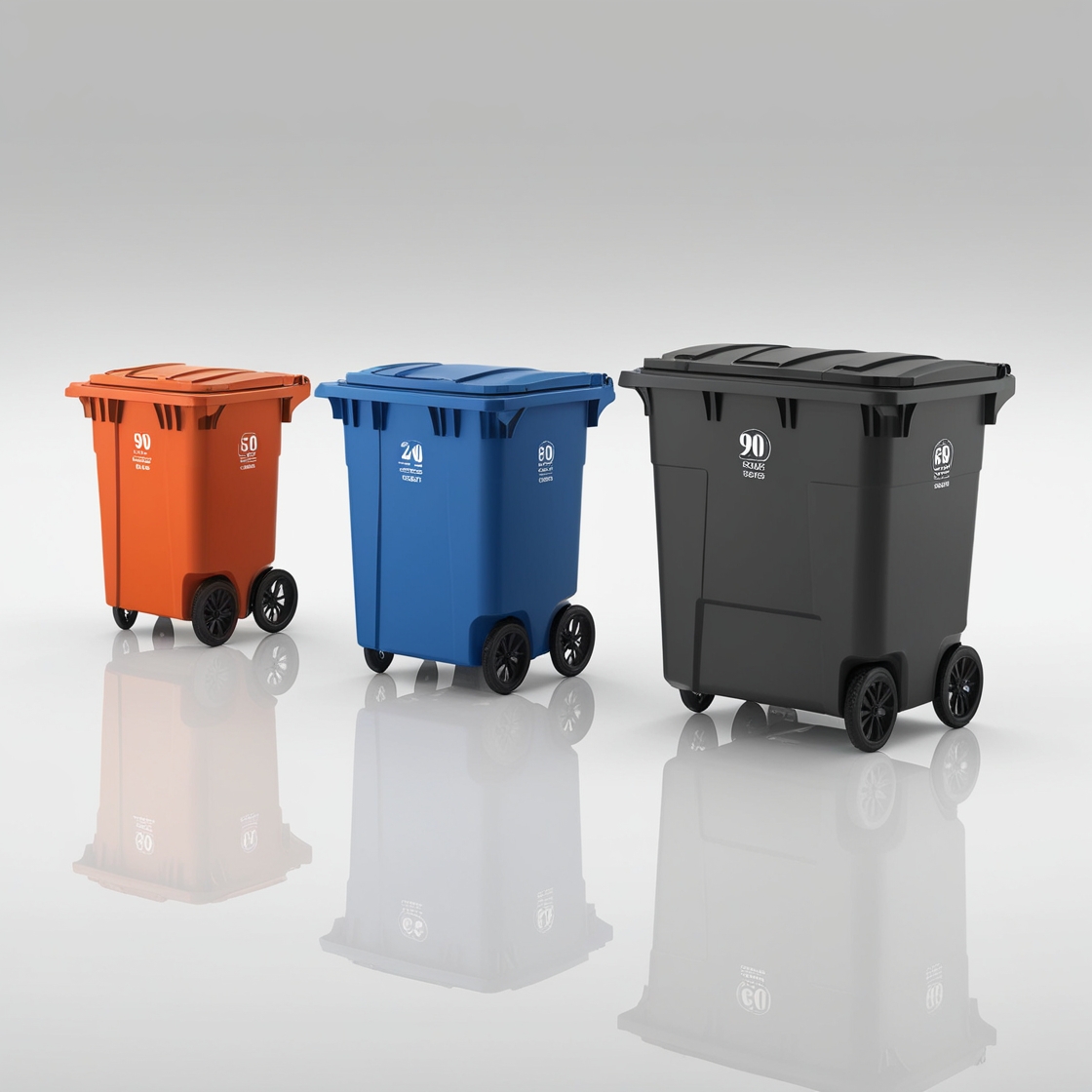 360 litre recycling bin