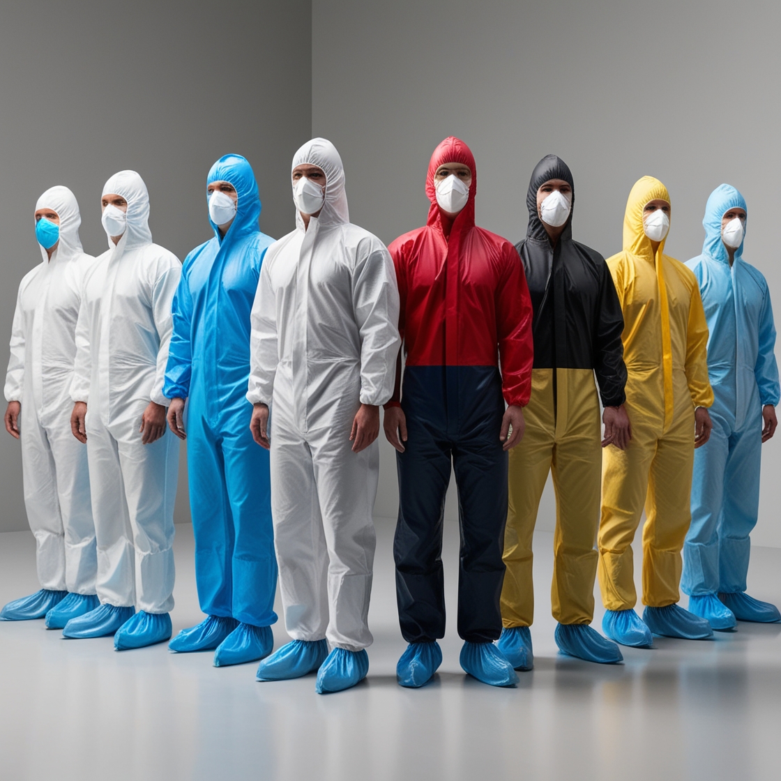 Blue Disposable Shoe Covers (One Size)