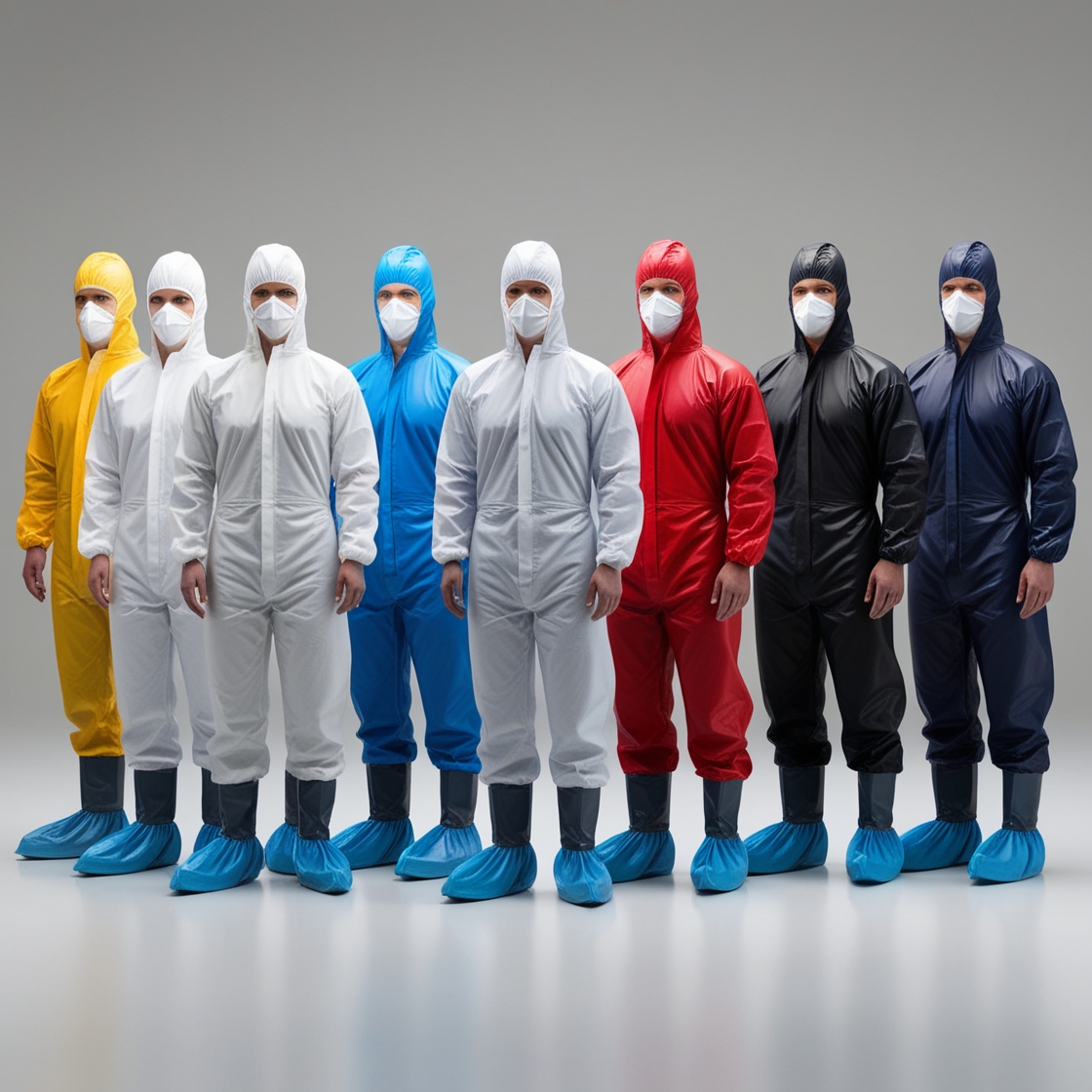 Reusable Coveralls Navy Blue XX Large