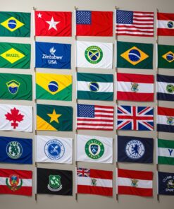 red white black flag