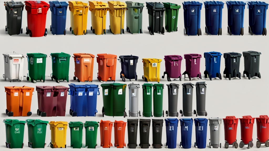 240l brown wheelie bin