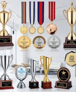 myTrophies medals plaquesglass
