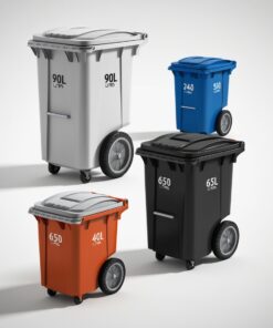 50l wheelie bin