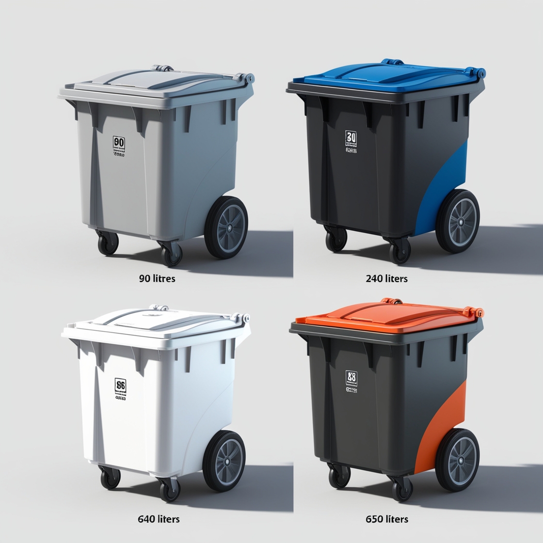 clinical waste wheelie bin