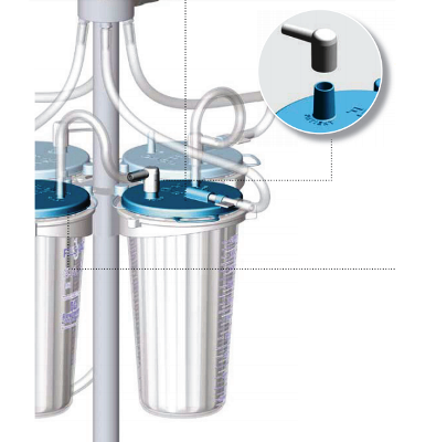 Surgical Suction Flovac Lid Connector 5's