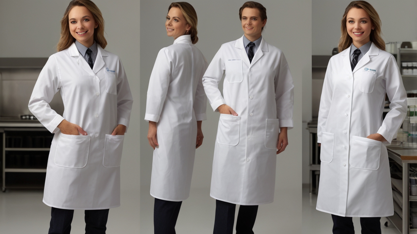 Bulk white coats for female doctors