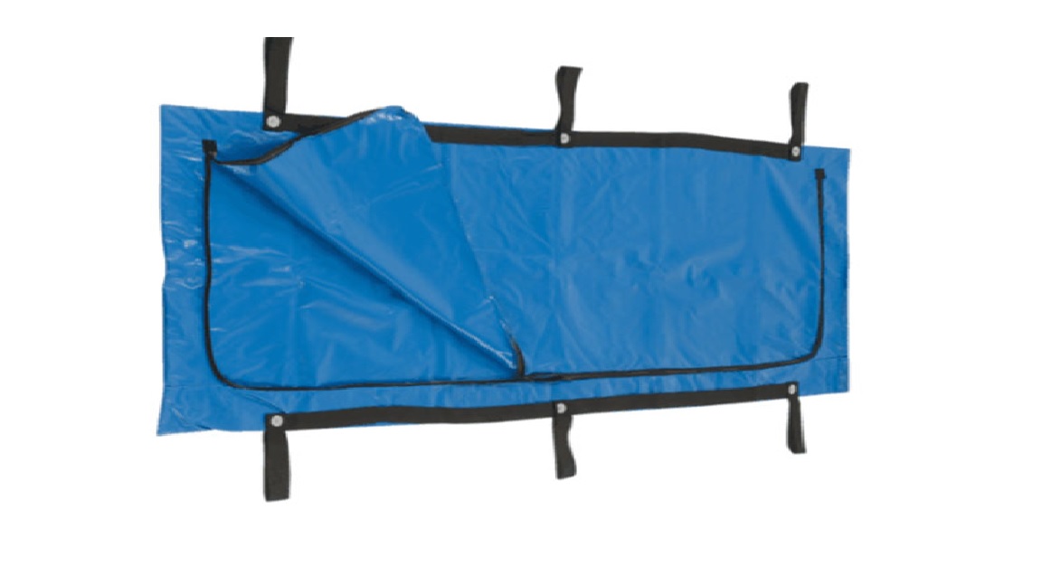Heavy Duty Supported PVC material - 400 Micron colours: mortuary body bag ; Blue, Red body bag