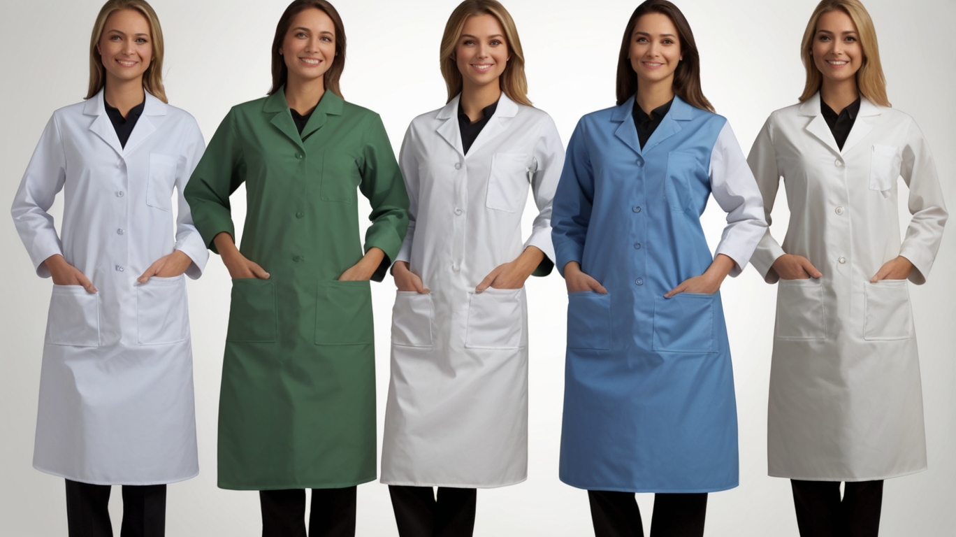 stylish lab coats