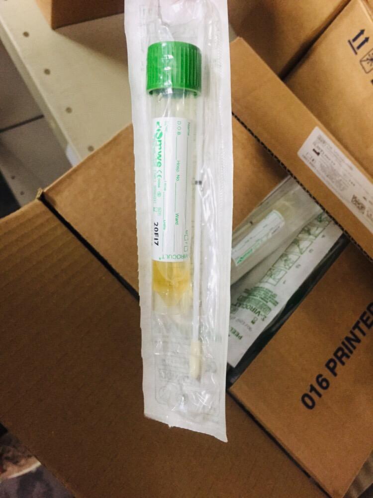 collecting nasopharyngeal swab - Image 9