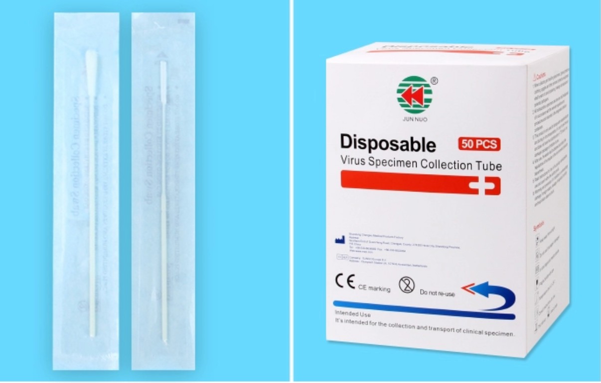 collecting nasopharyngeal swab - Image 13