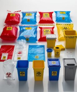 how to dispose of red biohazard bags