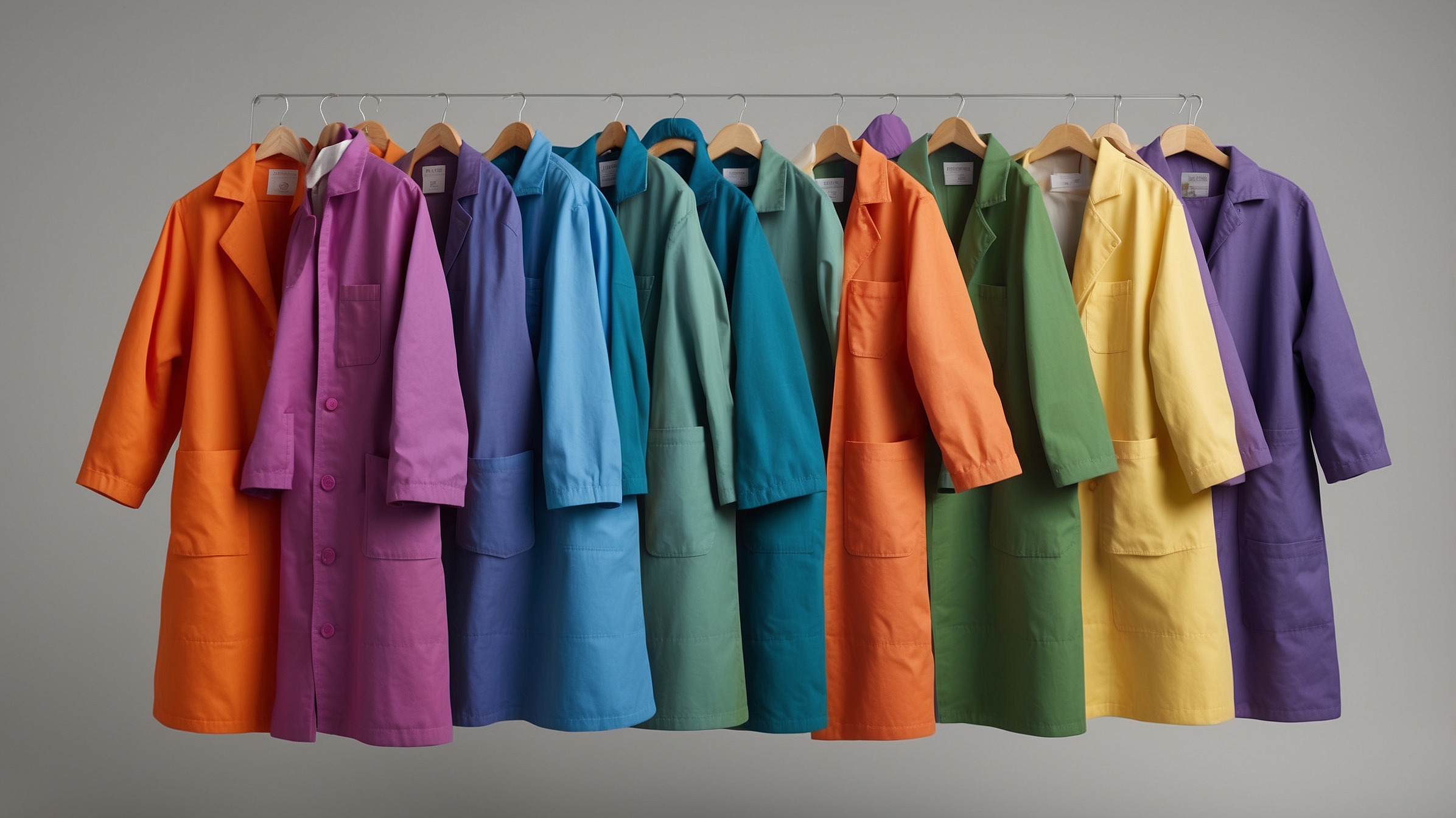 long lab coats with cuffs