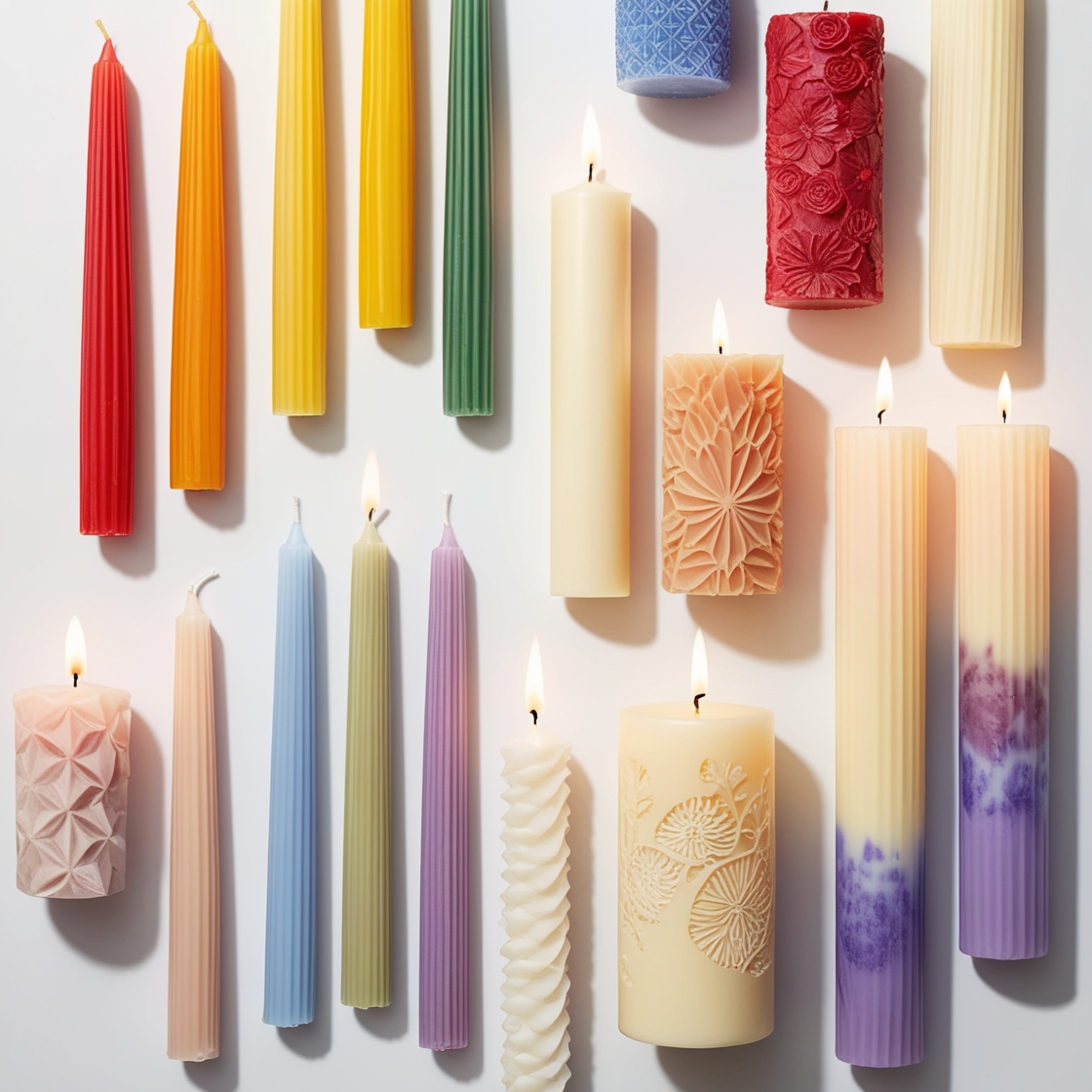 twisted candles