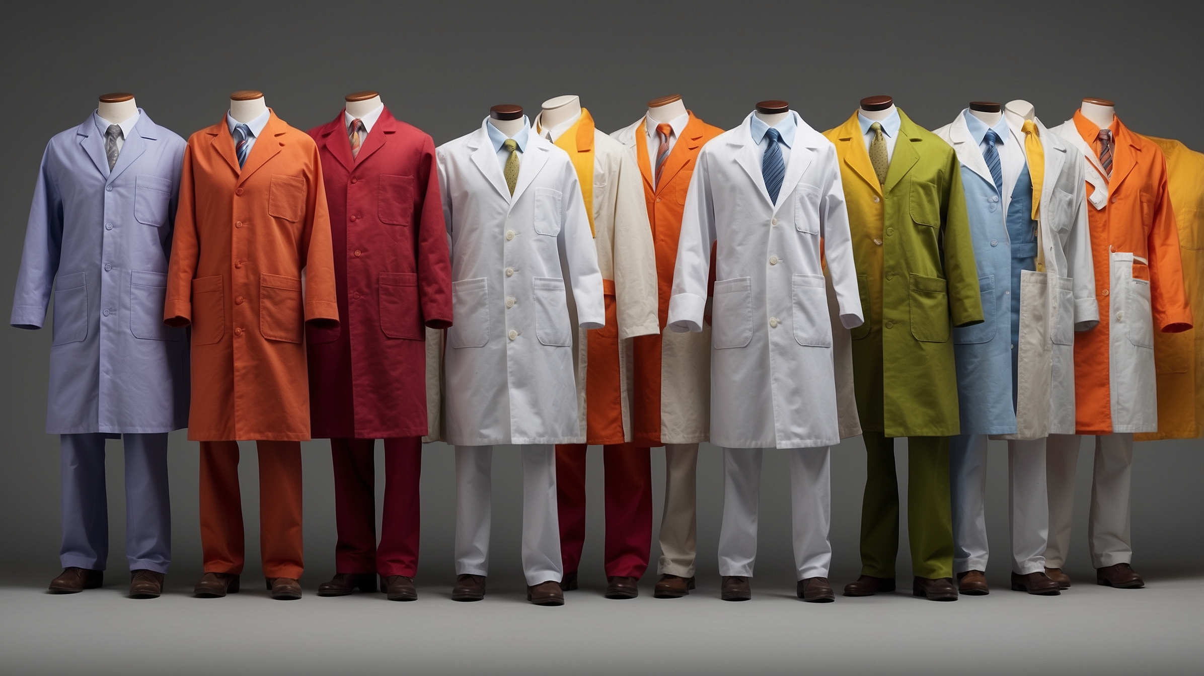 Acid Resistant Lab Coat Large Blue