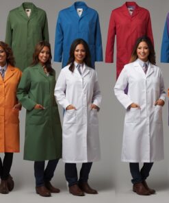 Waterproof Lab Coat Large Blue