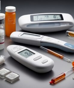 diabetic meter on arm