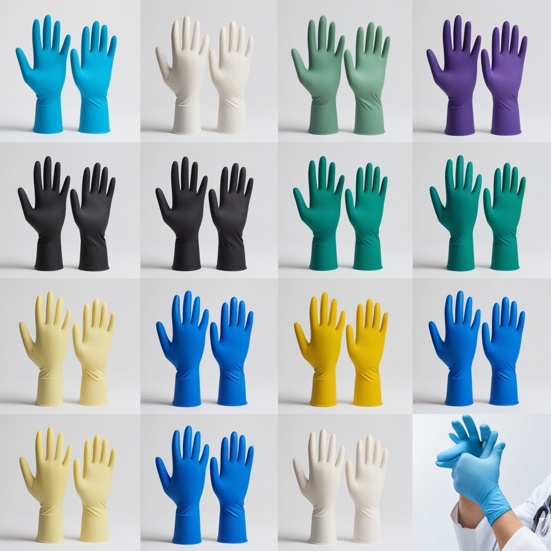 elbow length pvc gloves