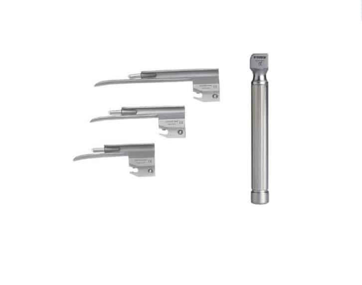 Laryngoscope Set - 3 Blade - Paediatric - Miller /conventional
