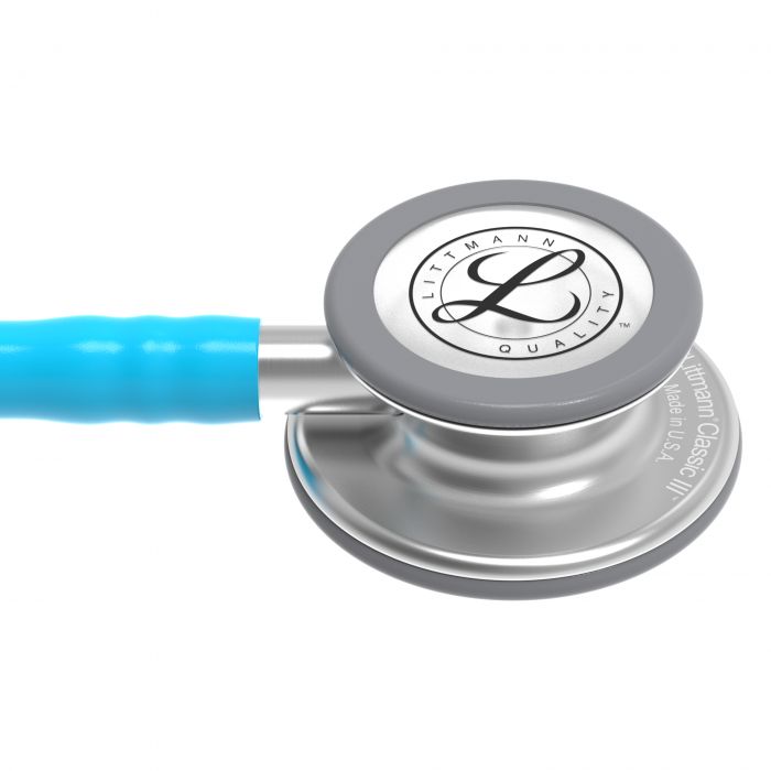 3M Littmann Classic III Stethoscope Turquoise - Image 4
