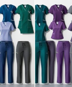 blue nursing scrubs