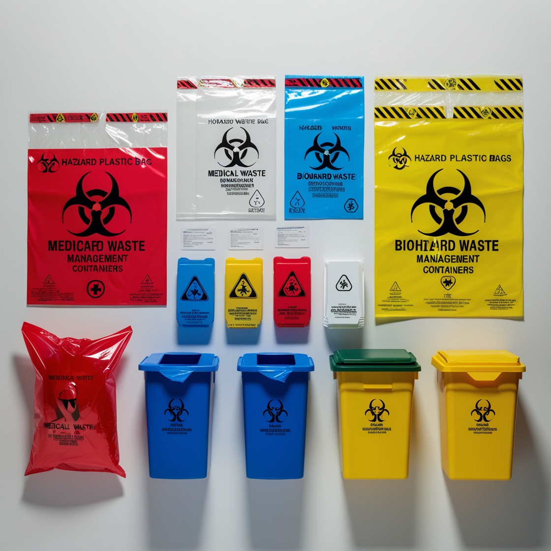 how to dispose of red biohazard bags