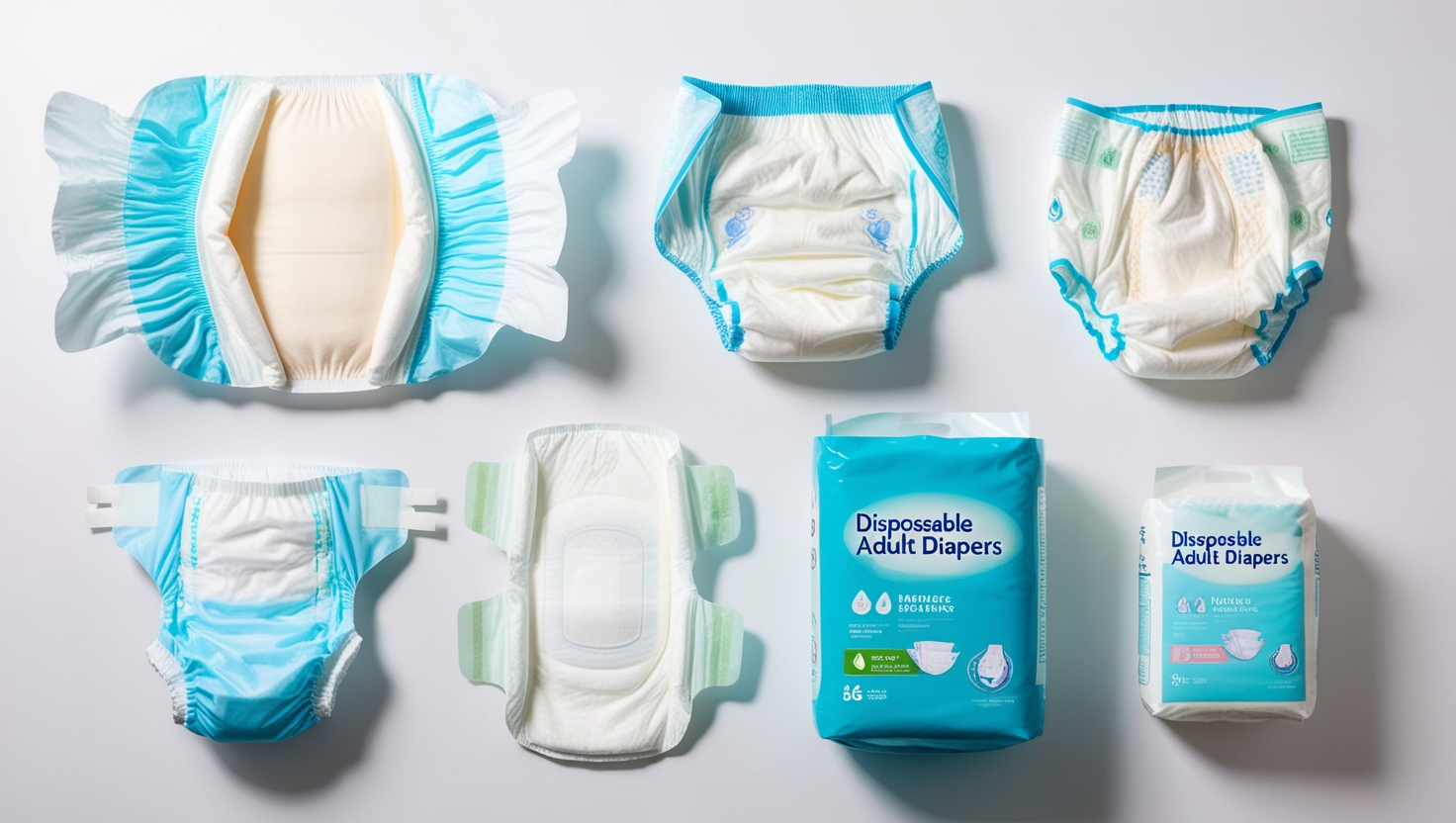 clemens large anatomically shaped incontinence pads /