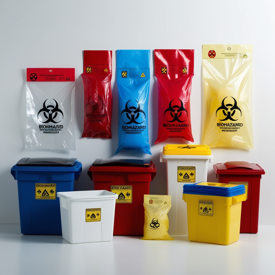 empty chemical containers