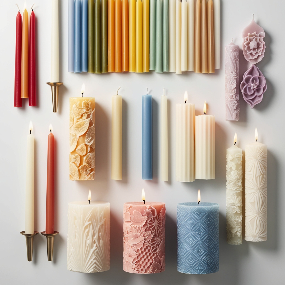 crystal candle holder