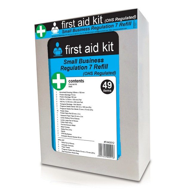First Aid Refill Kit - Office Regulation 7 - 20x 19 x 27 cm - FAK5012