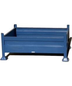 Stillage Bin - Stackable Steel Bin - Solid Side - Blue - 2000Kg - SB4324