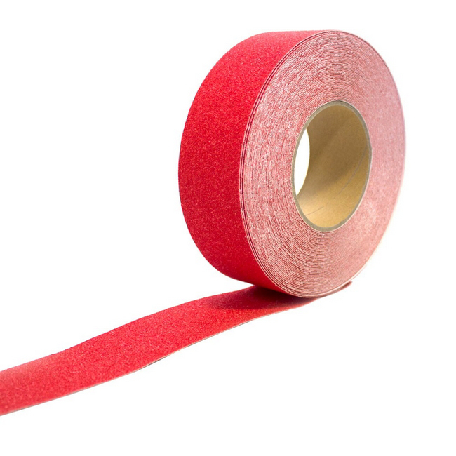 Anti-Slip Tape - Gripfoot Self-Adhesive - 18.3 m x 5 cm - Red - GF030002