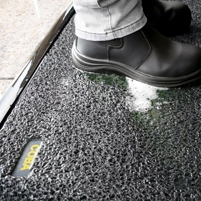 Disinfectant Mat - COBAcare - 60 x 50 x 1.5 cm - Black - CDM010