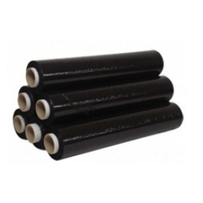 Pallet Wrap - Hand Roll - 17 Micron - 400 m Roll x 45 cm - Black - 2G_PWBL4520