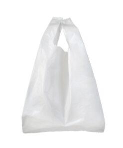 White Plastic Carrier Bags - 30 Micron - Handy 240 - 46 x 13 cm - Pack of 1000 - 2G_PLCAHA30
