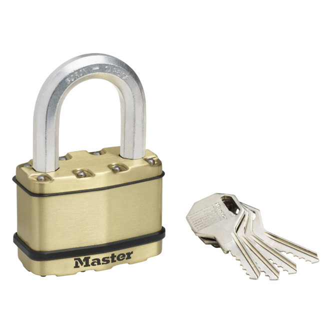 Padlock Brass Cover - Excell - Keyed - 64mm - MA455008