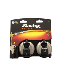 Padlock - Excell Stainless Steel - Discus - Keyed - 70mm -2 Pack - Pack of 2 - MA450021