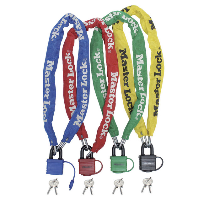 Bicycle Chain and Padlock - MA300025-yellow