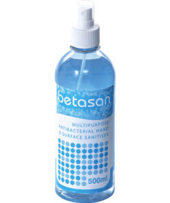 Hand Sanitiser - Liquid - Betasan - 75% Alcohol Based - 500ml - Pack of 9 - SR_80
