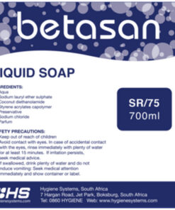 Liquid Soap - Betasan - Sachets - 700ml - Pack of 6 - SR_75