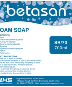 Foam Soap - Betasan - Sachets - 700ml - Pack of 6 - SR_73