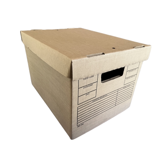 Off Site Storage Boxes - Cardboard - Double Walled - 28.5 x 33 x 43 cm - Pack of 20 - ARC004