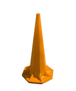 Safety Cone - Hard Plastic - Traffic Safety Barrier Cone - Jumbo - 1.8m - Orange - SXS047O