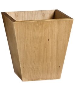 Waste Paper Bin - Contract Wooden Range - 29 x 29 x 30 cm - Oak - WAL956OA