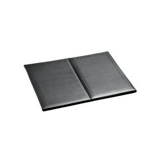 Executive Leather Desk Pad - Fold Over - 60 x 46 cm - Black - LEA654BL